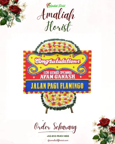 Bunga Papan Congratulation di Pakis
